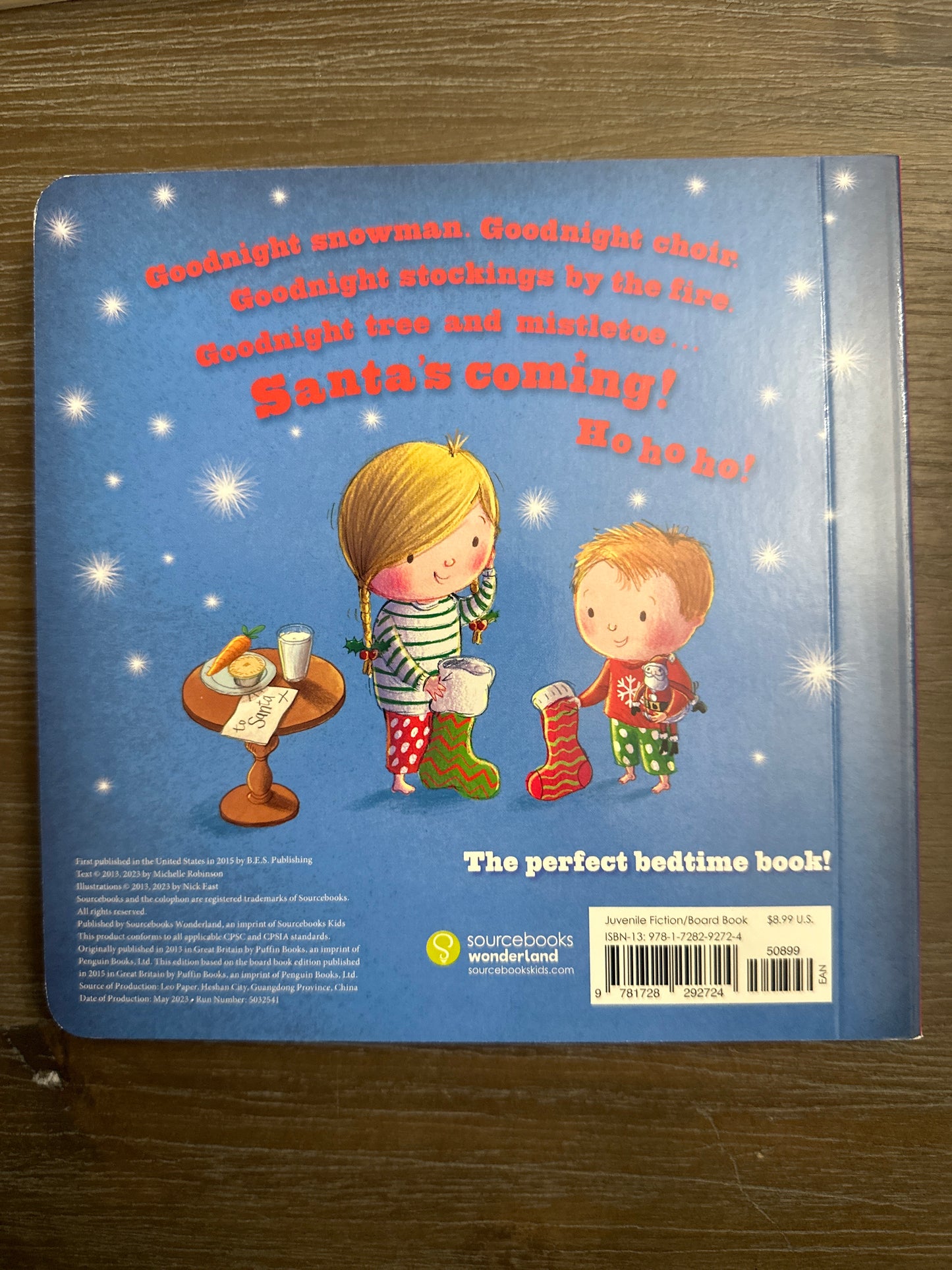 Goodnight Santa, by Michelle Robinson and Nick East