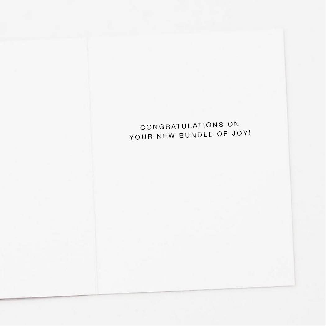 Lady Bug New Baby Congratulations Card