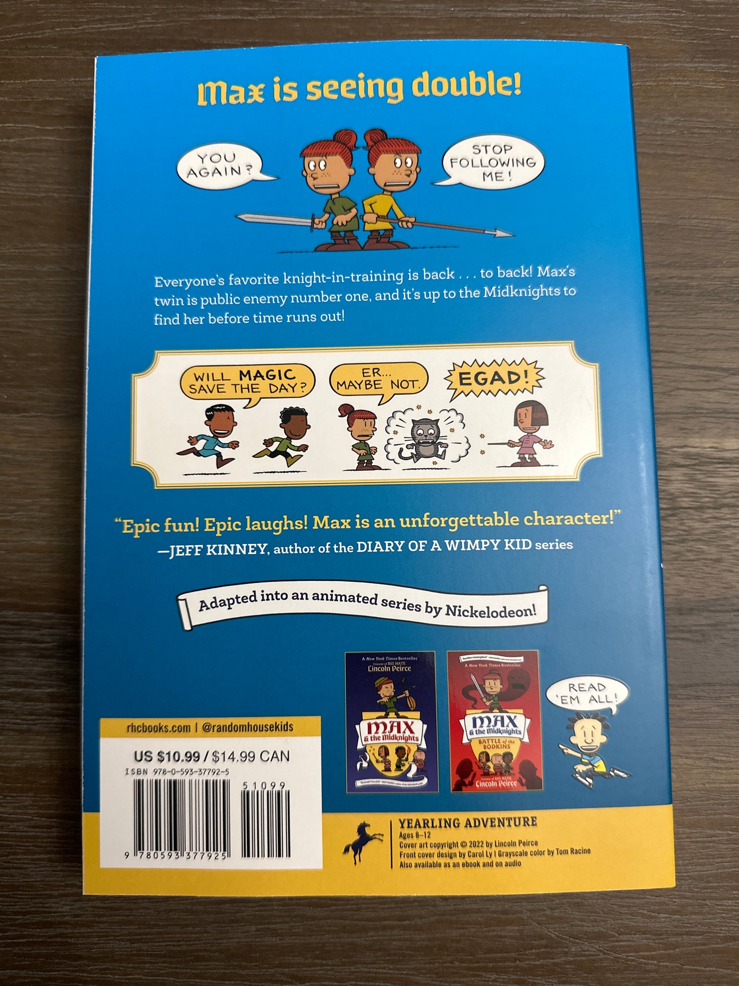 Max and the Midknights: The Tower of Time, by Lincoln Peirce