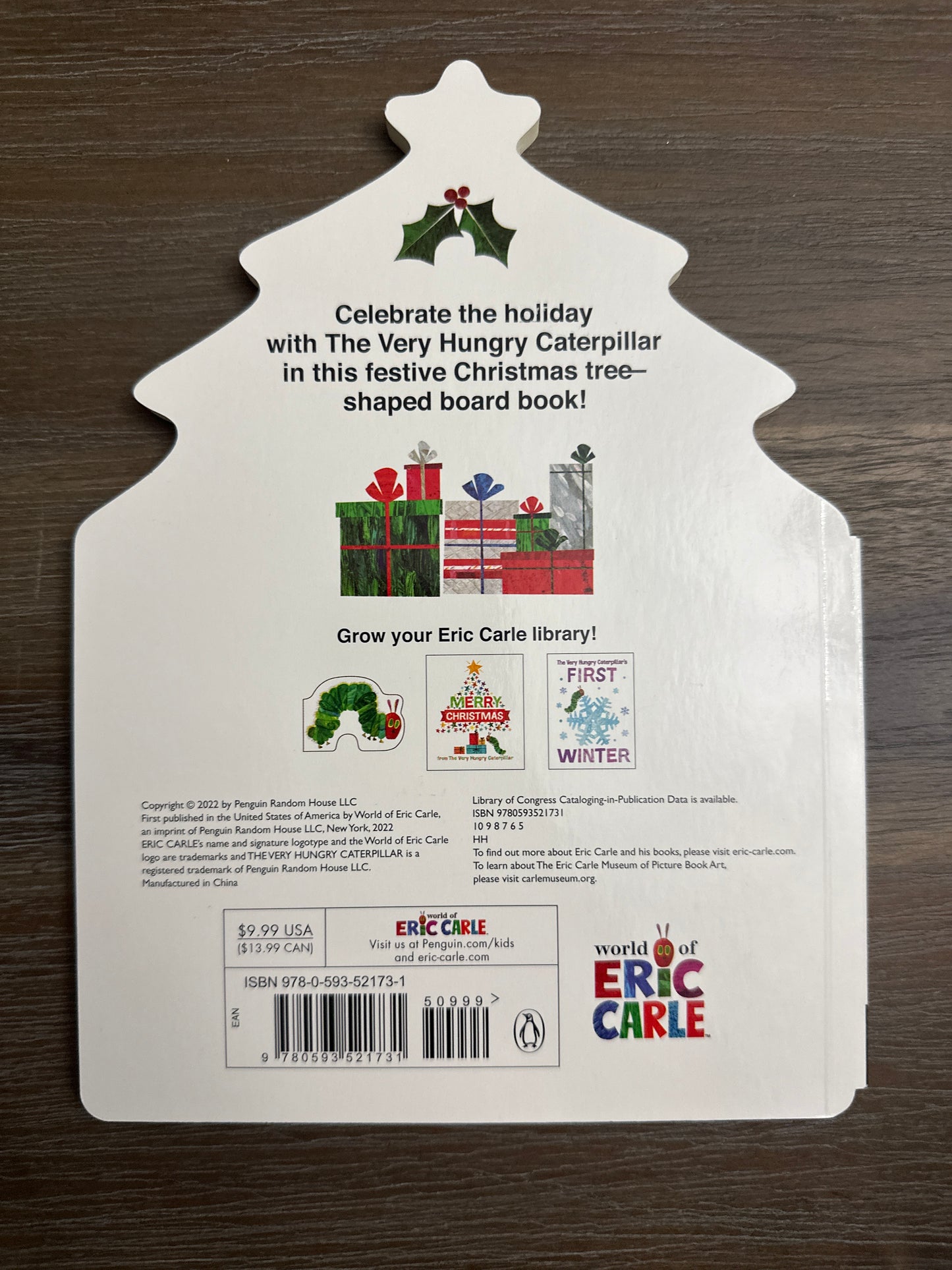 The Very Hungry Caterpillar’s Peekaboo Christmas, by Eric Carle