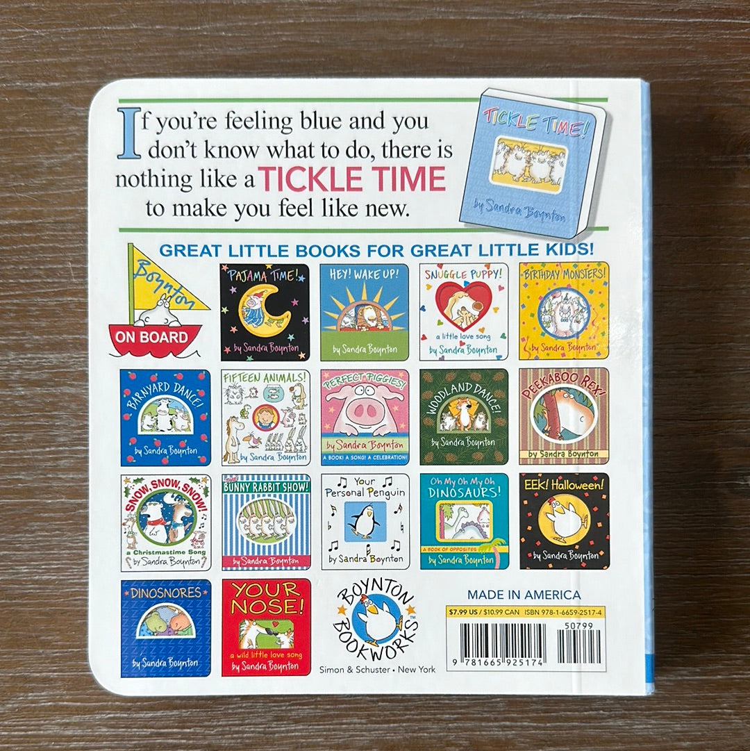 Tickle Time! by Sandra Boynton