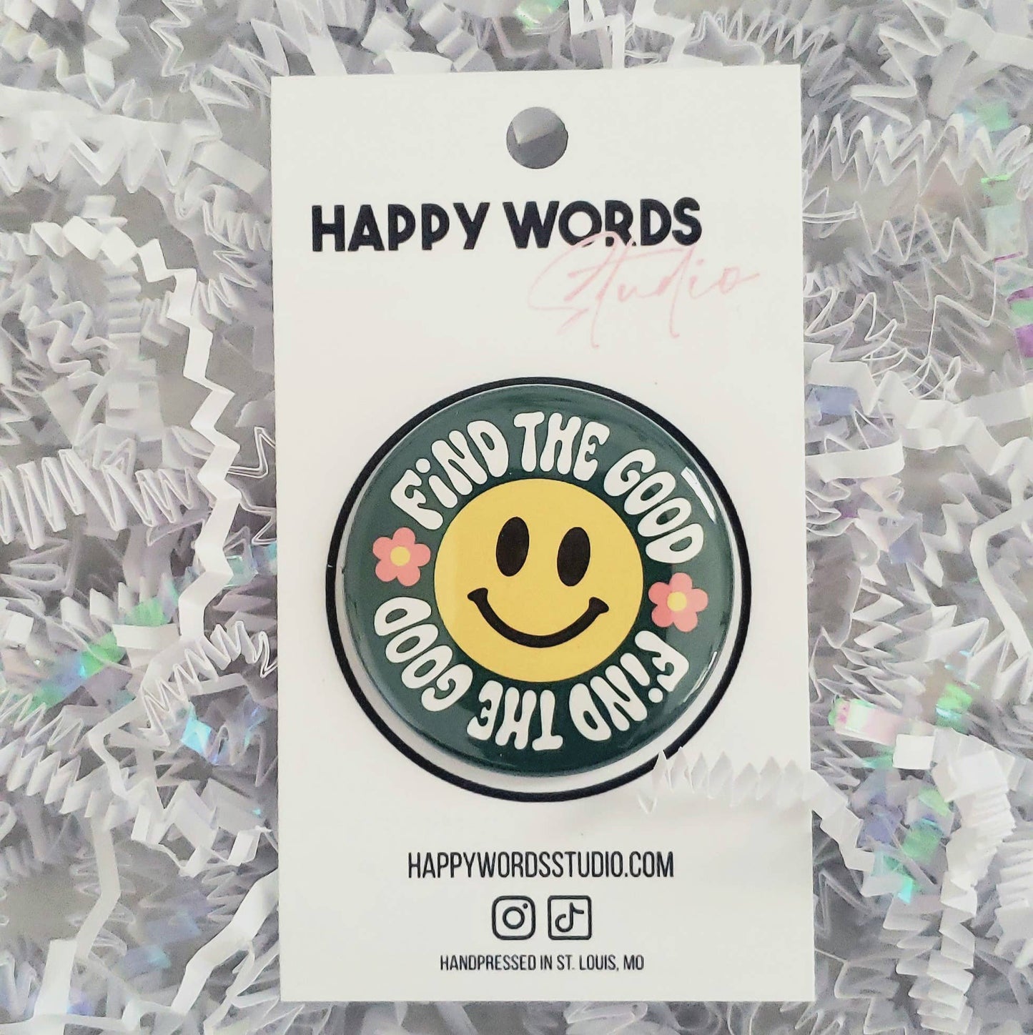 Find the Good Pinback Button