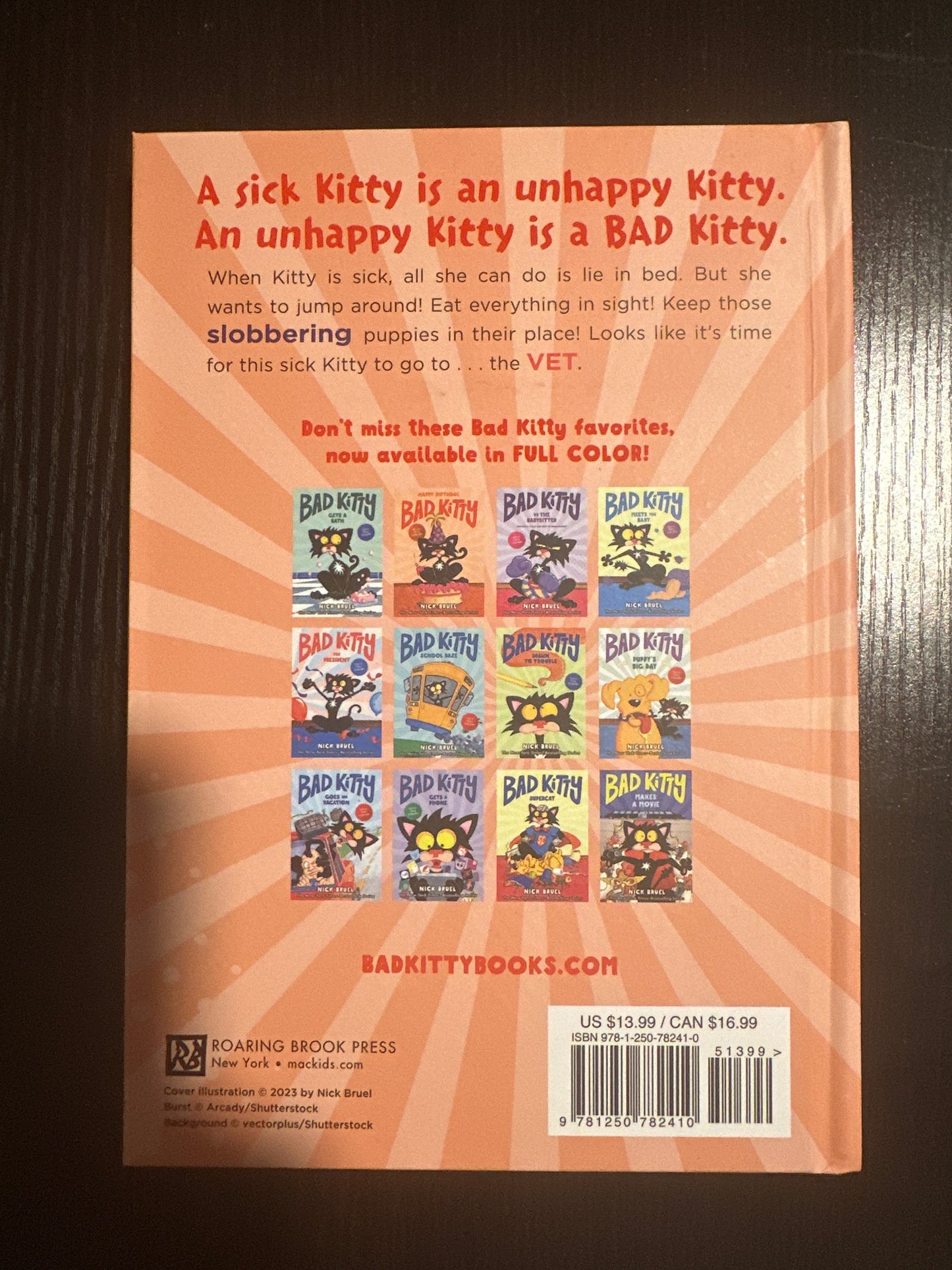 Bad Kitty Goes To The Vet, by Nick Bruel