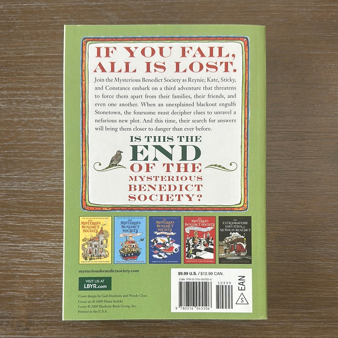 The Mysterious Benedict Society and the Prisoner's Dilemma (#3), by Trenton Lee Stewart