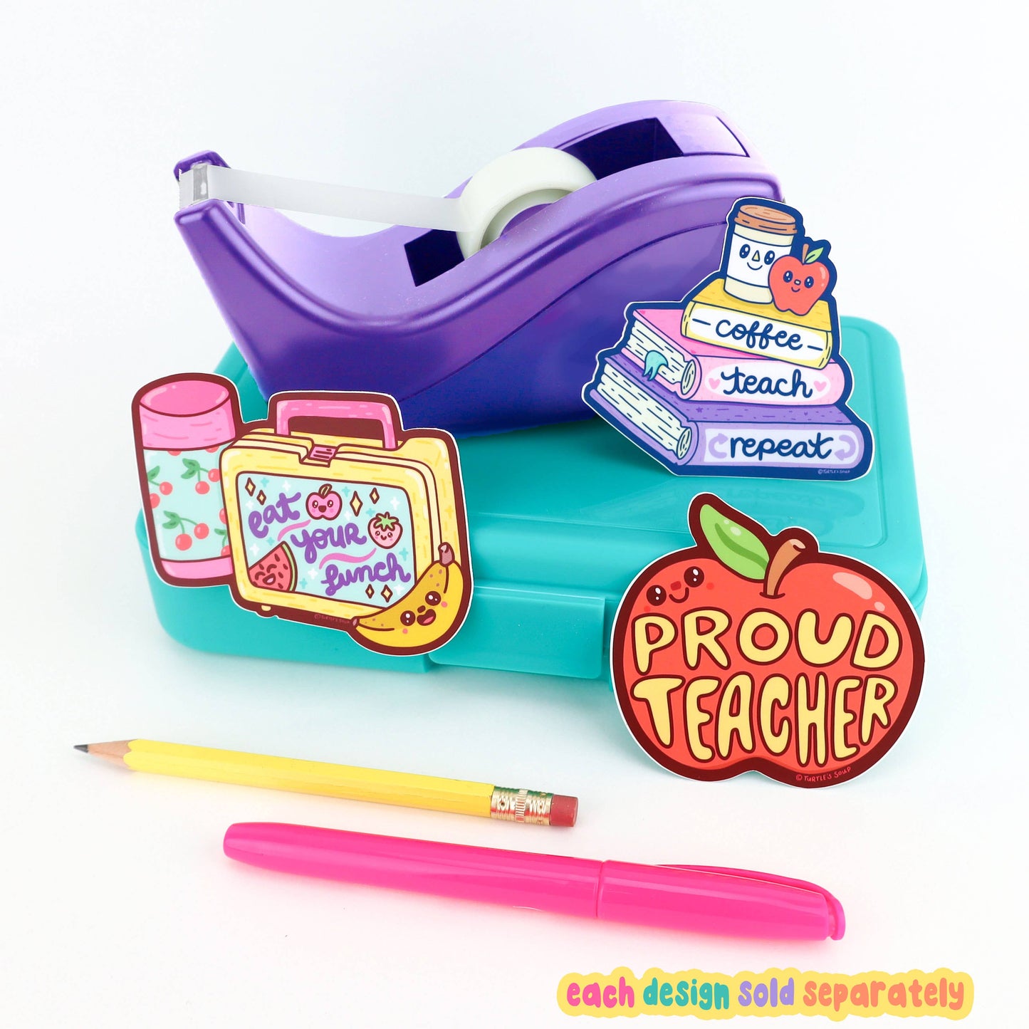 Proud Teacher Statement Decal Educator Gift Vinyl Sticker