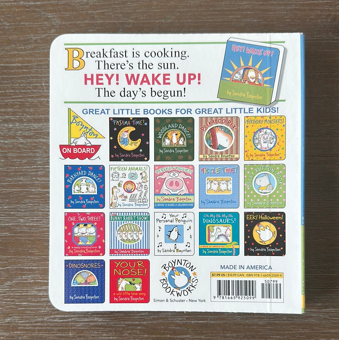 Hey! Wake up! by Sandra Boynton