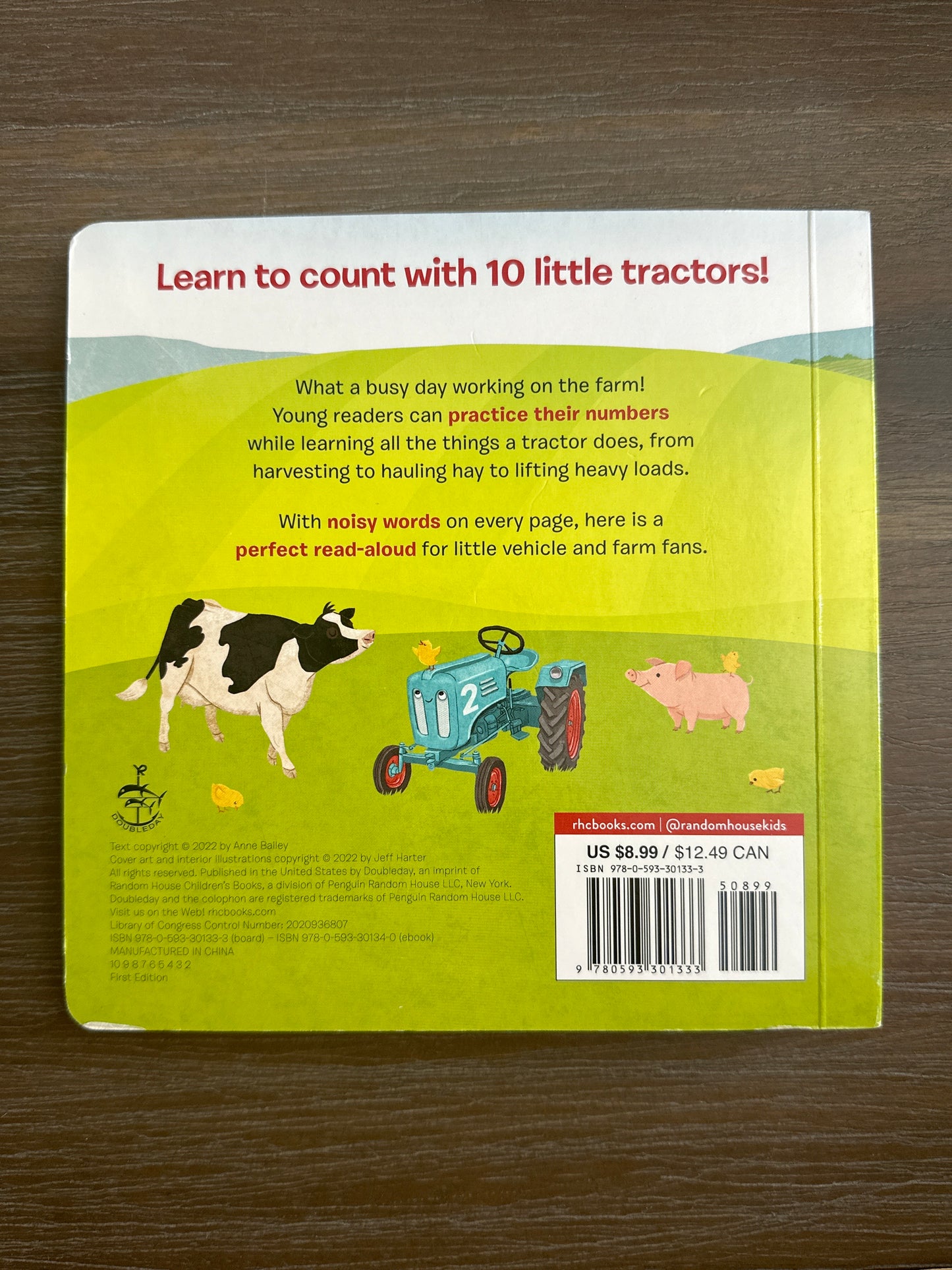 10 Little Tractors, by Annie Bailey