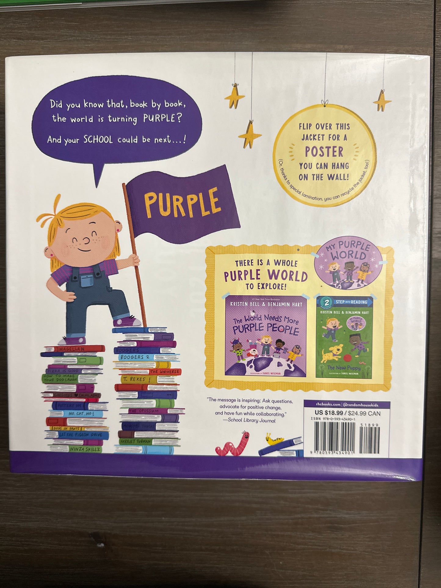 The World Needs More Purple Schools, by Kristen Bell and Benjamin Hart
