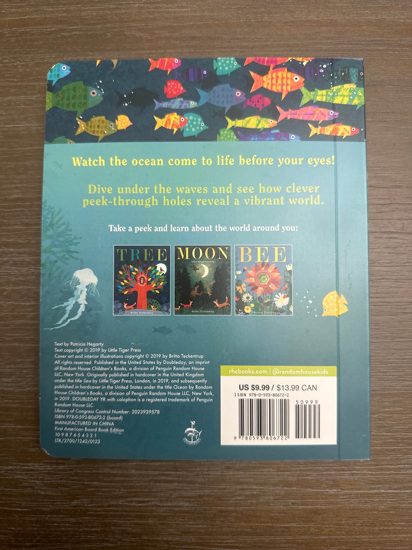 Ocean: A Peek-Through Board Book, by Britta Teckentrup