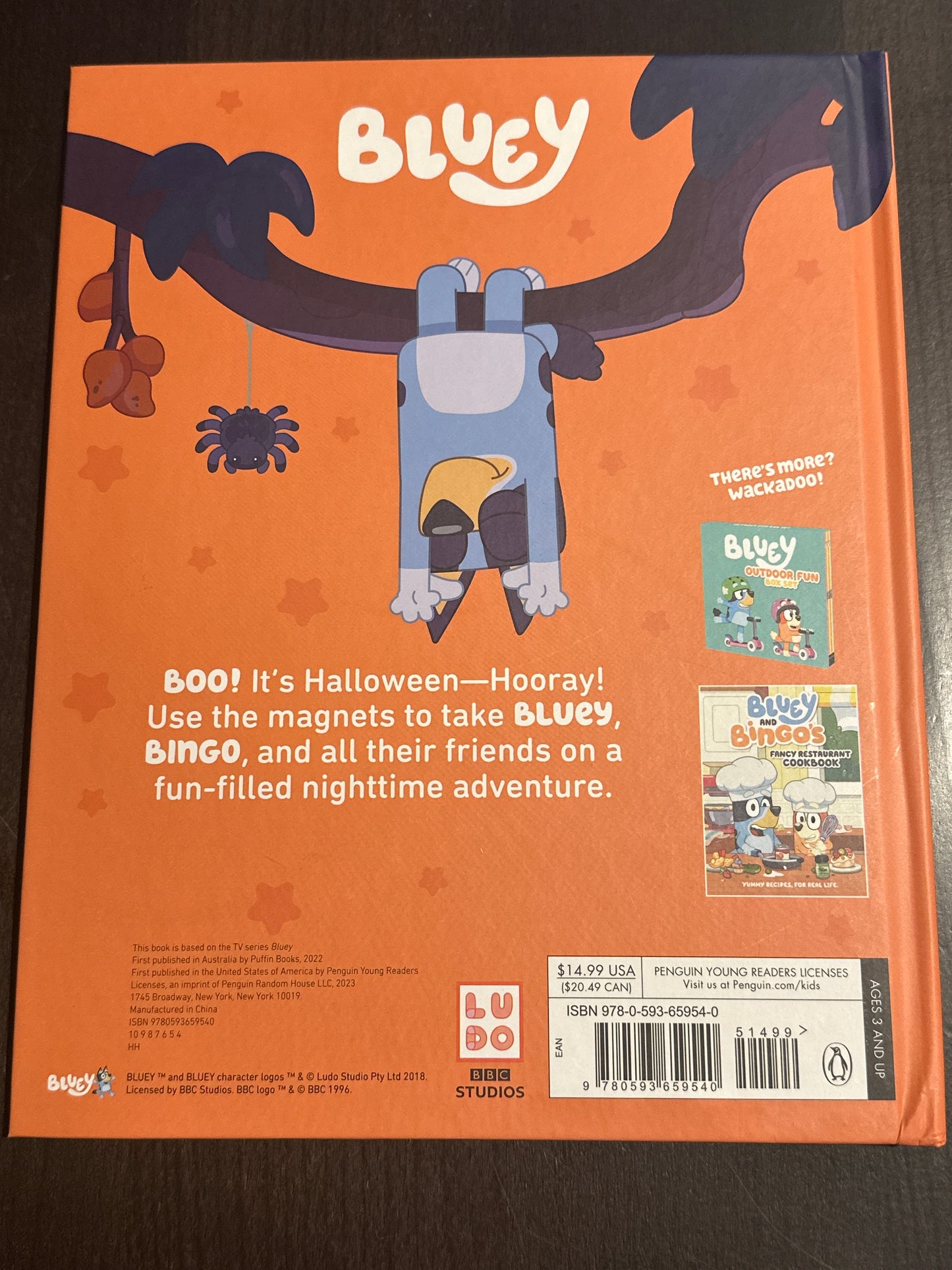 Bluey: Boo! Bluey's Halloween, a Magnet Book