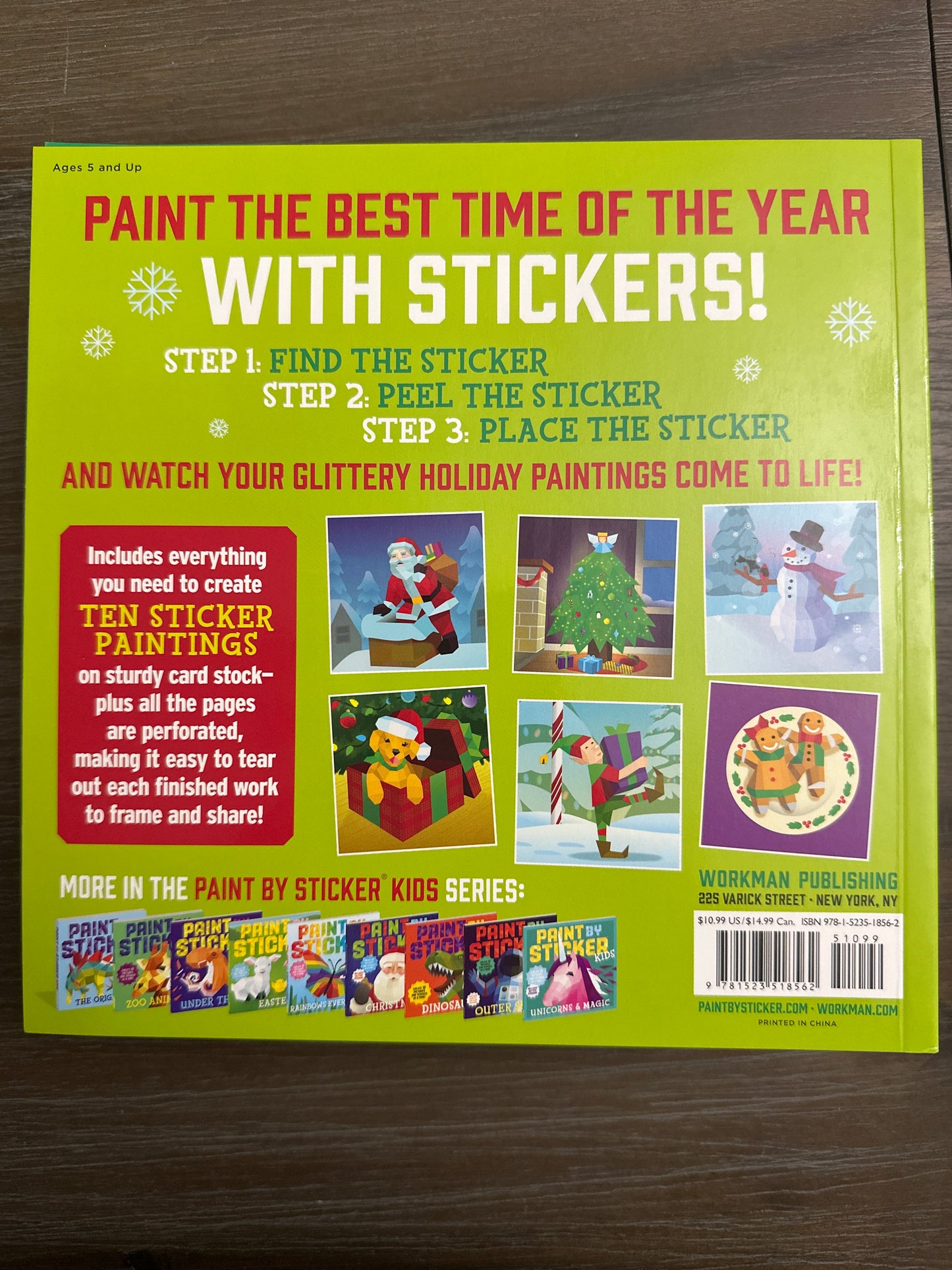 Paint by Sticker Kids: Holly Jolly Christmas