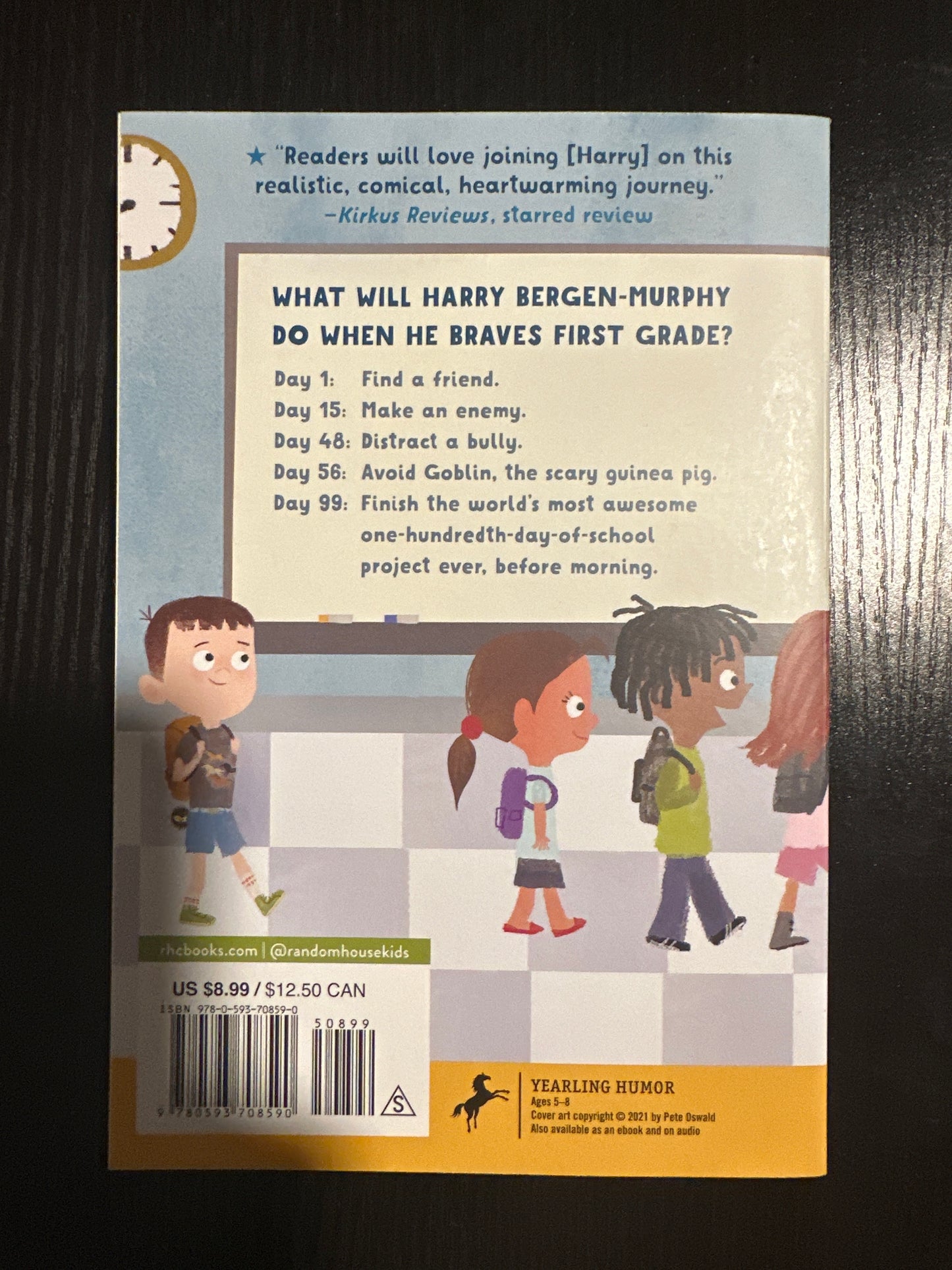 Harry Versus The First 100 Days Of School, by Emily Jenkins