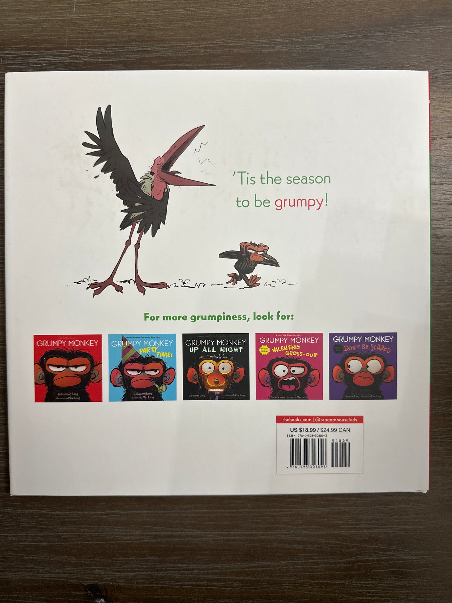 Grumpy Monkey: Oh, No! Christmas, by Suzanne Lang