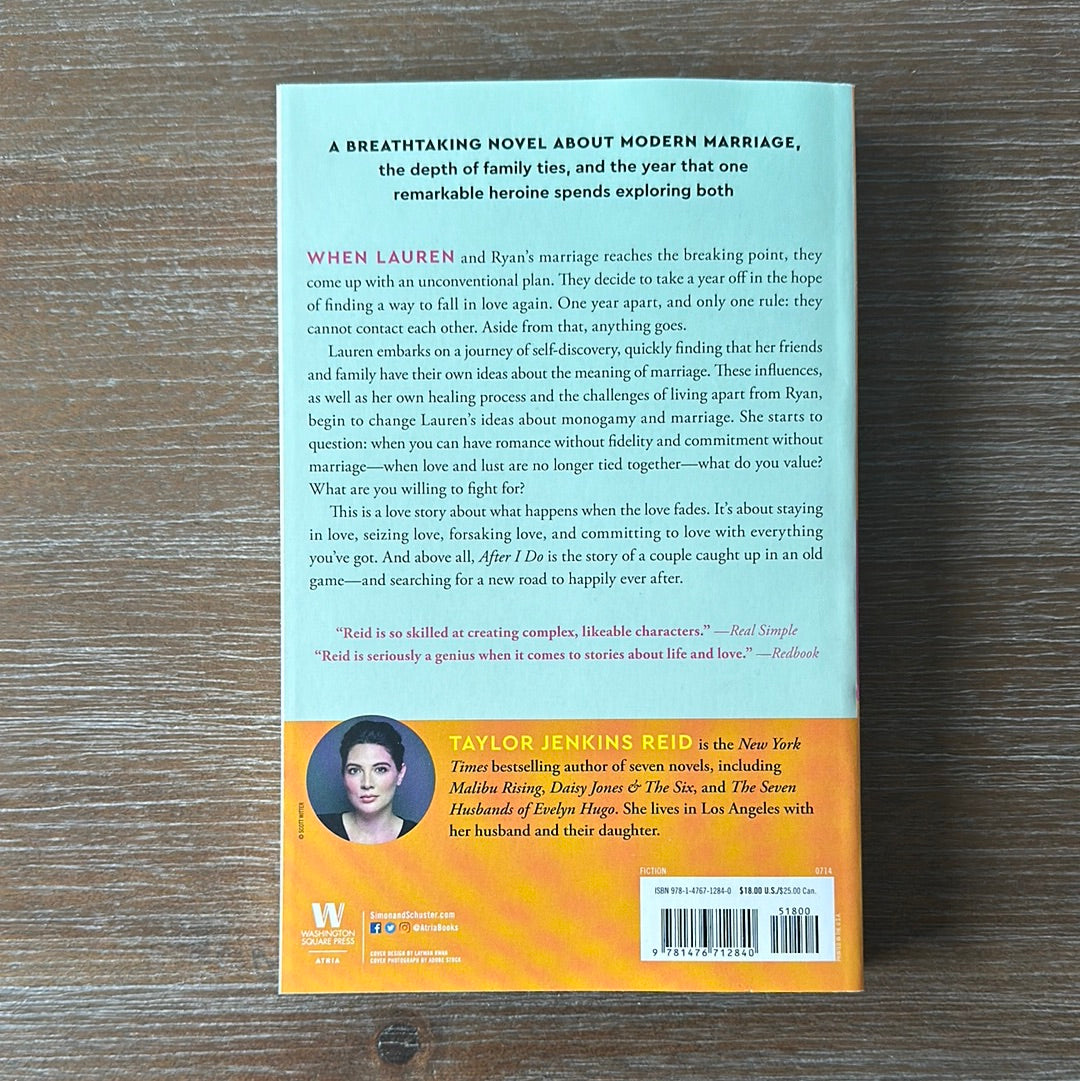 After I Do, by Taylor Jenkins Reid