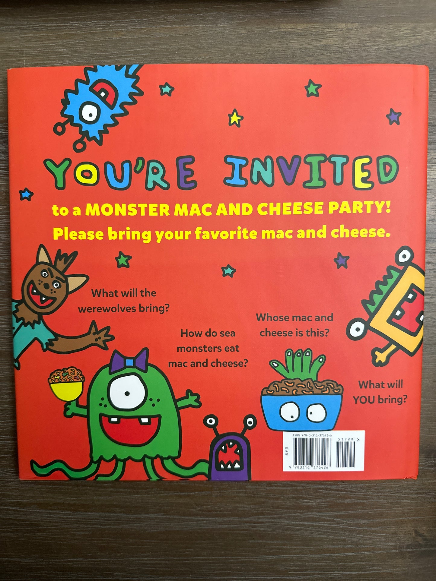 The Monster Mac and Cheese Party, by Todd Parr