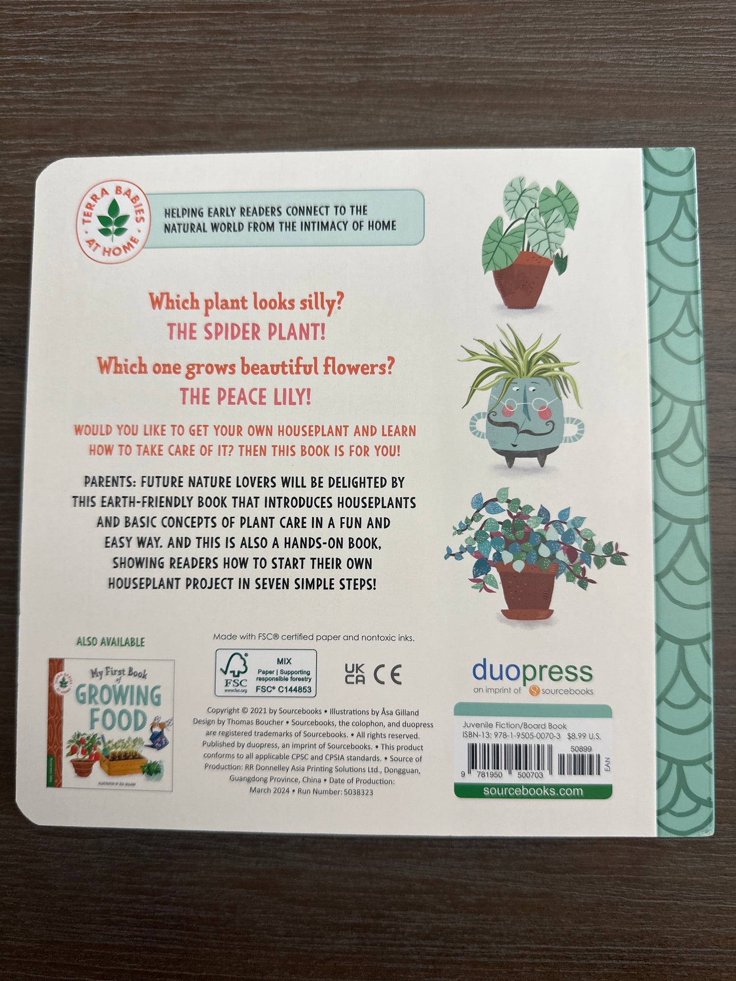 My First Book of House Plants, by Asa Gilland