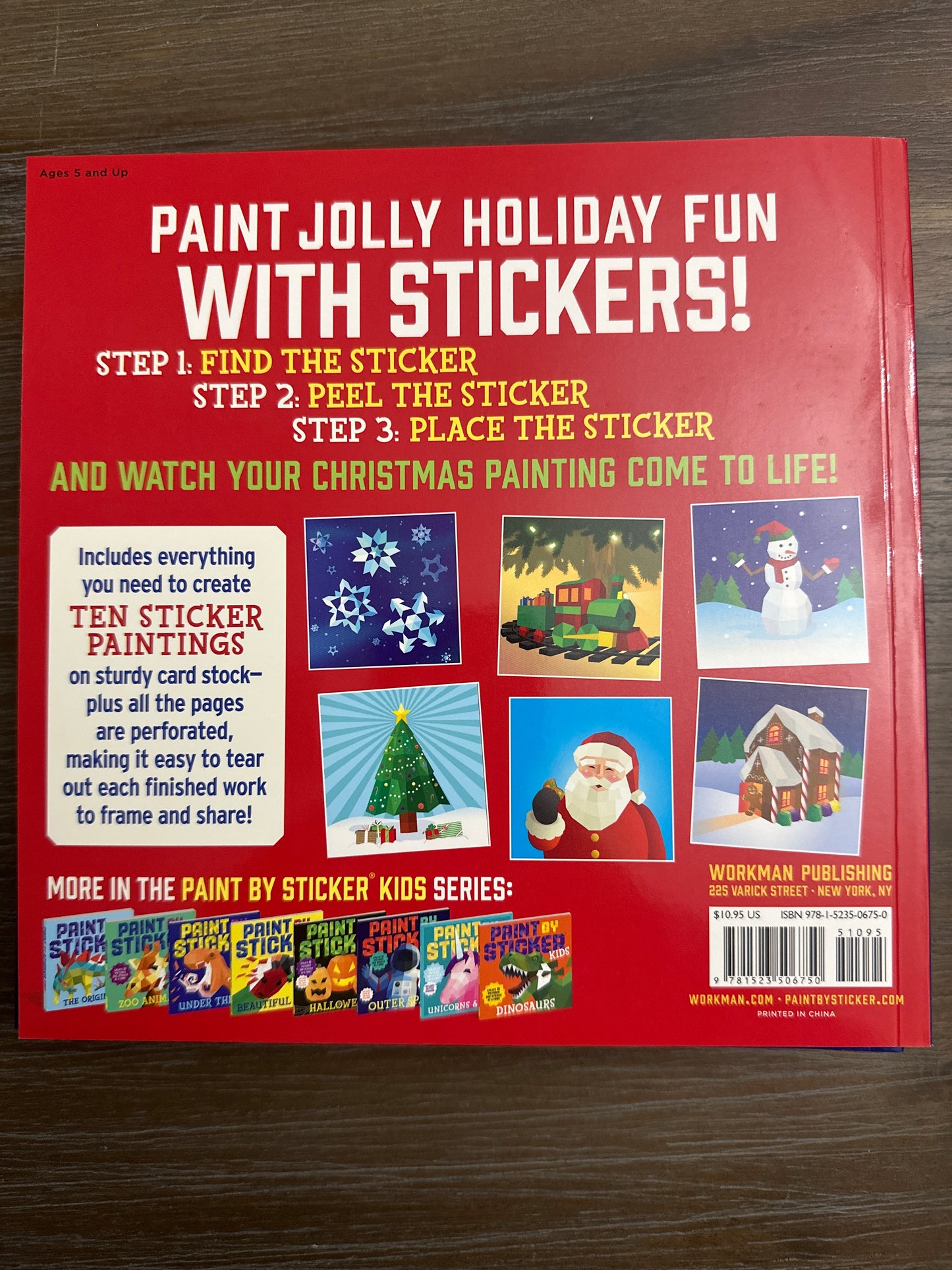 Paint by Sticker Kids: Christmas