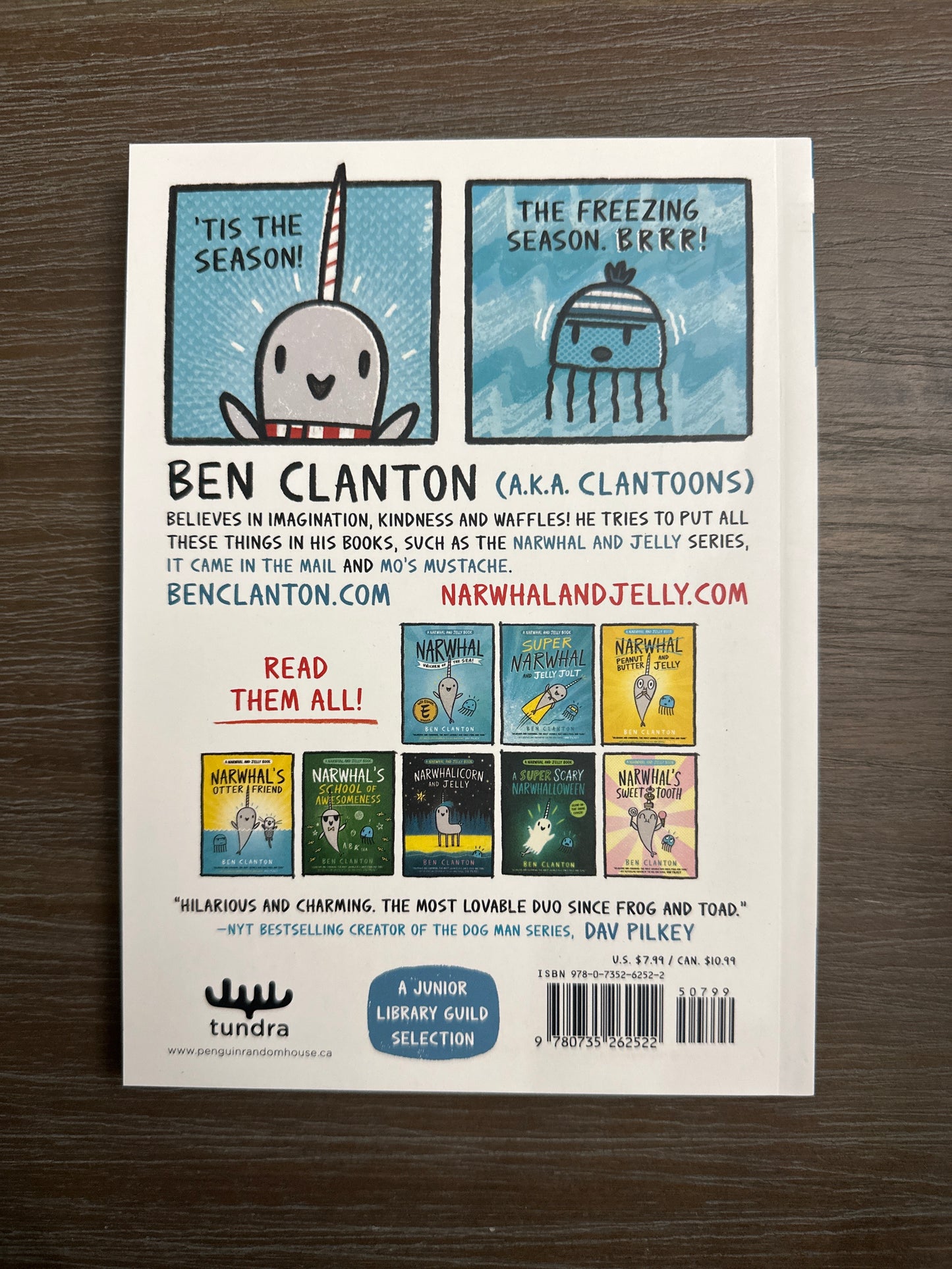 Happy Narwhalidays, by Ben Clanton