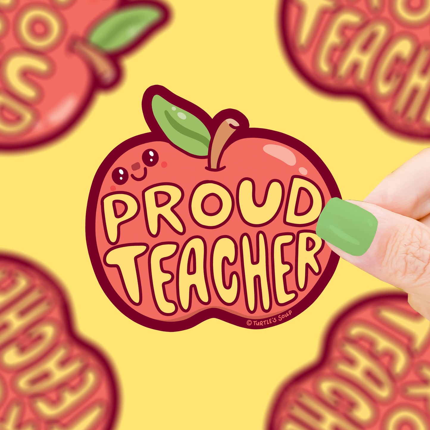 Proud Teacher Statement Decal Educator Gift Vinyl Sticker
