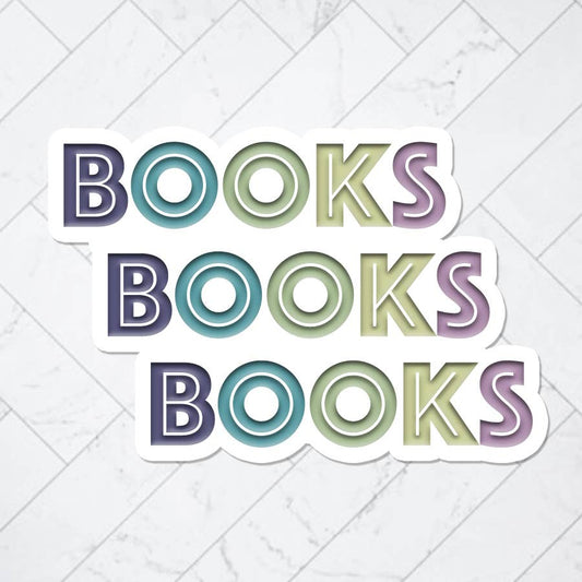Books Books Books Sticker