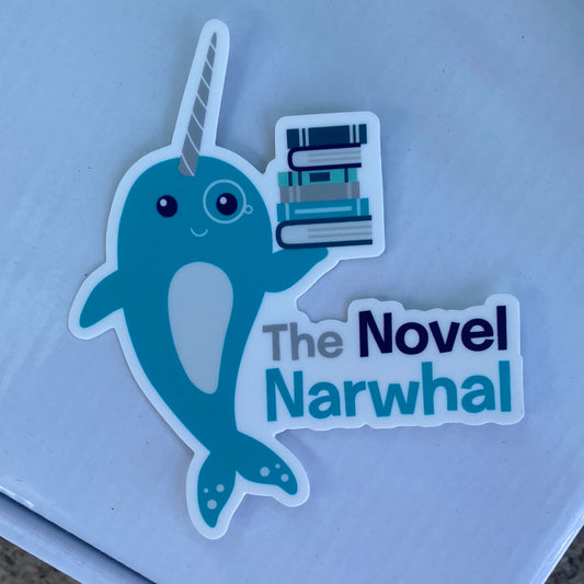 The Novel Narwhal Sticker