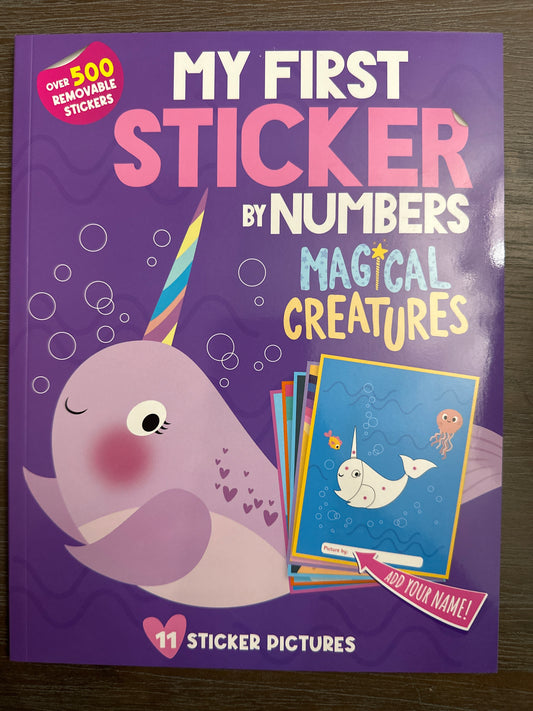 My First Sticker by Numbers: Magical Creatures