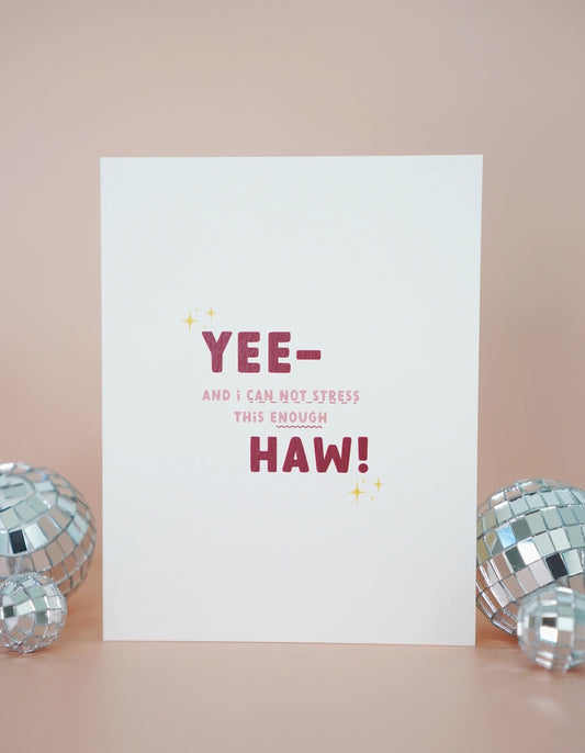 Yee-Haw Card