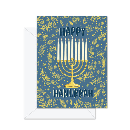 Happy Hanukkah - Greeting Card