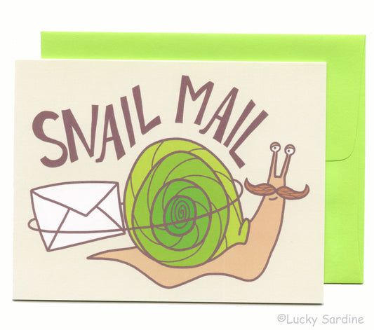 Snail Mail, Mustache Card