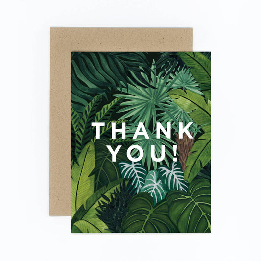 Jungle Thank You Greeting Card