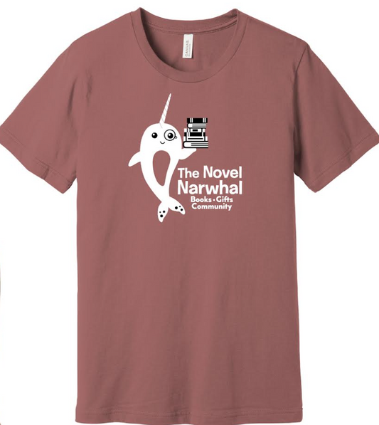 Novel Narwhal T-Shirt - Mauve